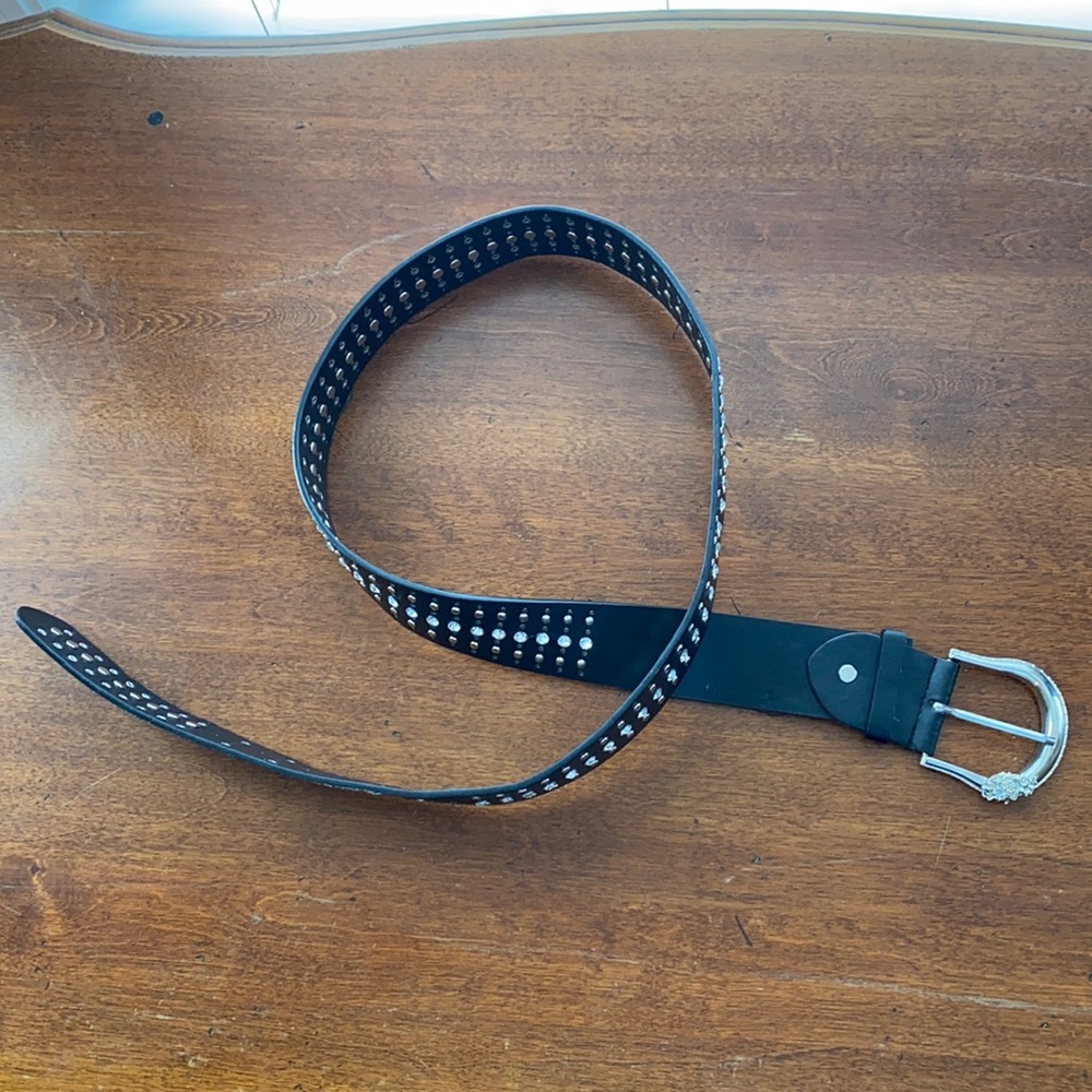 Black Studded Belt